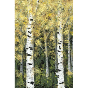 30" H x 20" W x 1.25" D Birch Treeline I by Jade Reynolds - Painting on Canvas