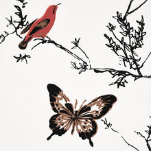 Load image into Gallery viewer, Birds and Butterflies 30&#39; L x 27 &quot; W Wallpaper Roll
