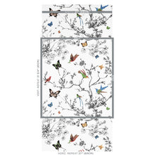 Load image into Gallery viewer, Birds and Butterflies 30&#39; L x 27 &quot; W Wallpaper Roll
