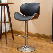 Load image into Gallery viewer, Bissett Adjustable Height Swivel Bar Stool
