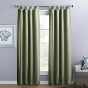 Blackout Thermal Tab Top Single Curtain Panel