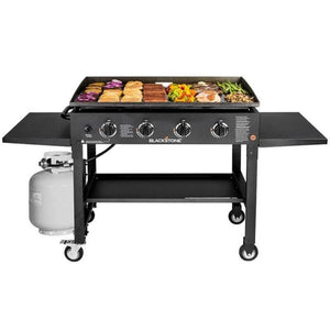 4 - Burner Flat Top Liquid Propane 60000 BTU Gas Grill