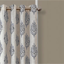 Load image into Gallery viewer, Blanford Ikat Room Darkening Thermal Grommet Single Curtain Panel (2 BOXES)
