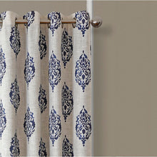 Load image into Gallery viewer, Blanford Ikat Room Darkening Thermal Grommet Single Curtain Panel B56 180 ps

