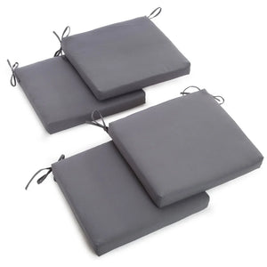 19-Inch x 20-Inch Indoor Chair Cushion (Set of 4) - Grey