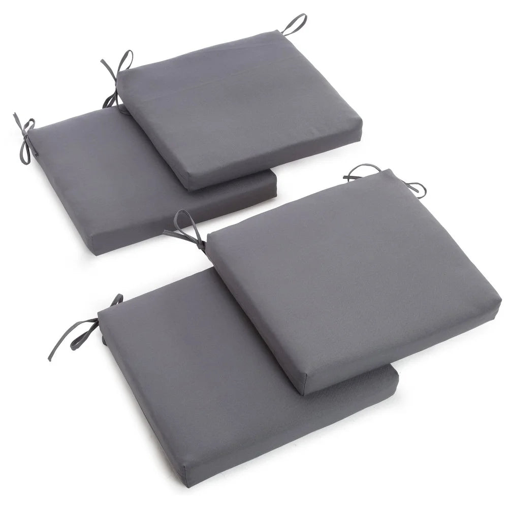 19-Inch x 20-Inch Indoor Chair Cushion (Set of 4) - Grey