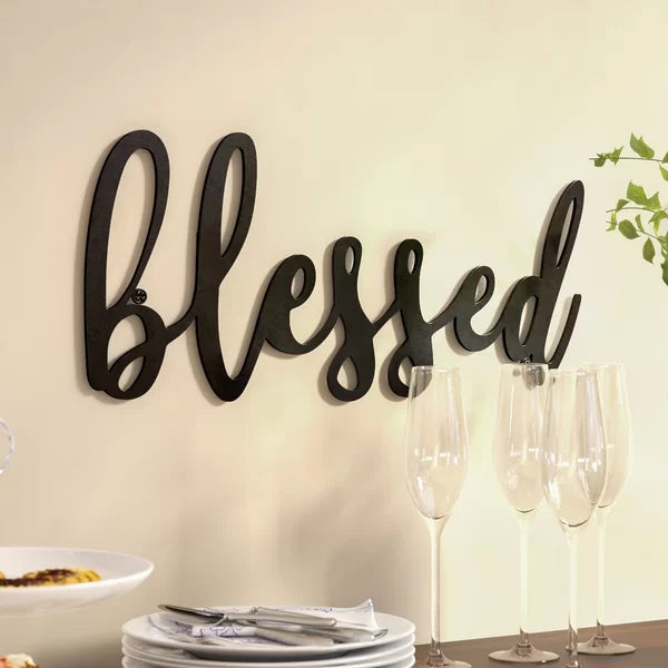 Blessed Metal Wall Décor