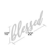 Load image into Gallery viewer, Blessed Metal Wall Décor
