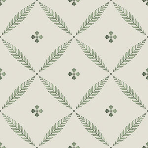 Blomstermåla Leaf Trellis 33' L x 20.87" W Wallpaper Roll, 2 rolls