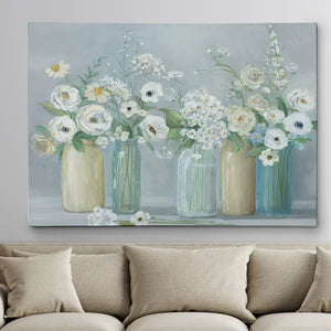 30" H x 40" W x 1.5" D Blooming Meadow Beauties - Print on Canvas