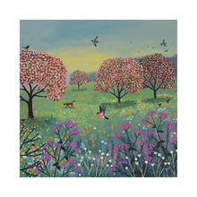 Load image into Gallery viewer, 26&quot; H x 26&quot; W x 1.5&quot; D Blossom Meadow by Jo Grundy - Painting
