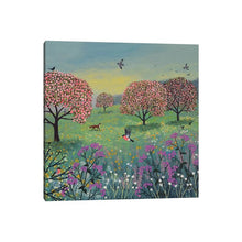 Load image into Gallery viewer, 26&quot; H x 26&quot; W x 1.5&quot; D Blossom Meadow by Jo Grundy - Painting

