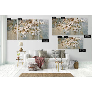 24" H x 48" W x 1.5" D Blossoms Of May - Painting on Canvas 2508AH