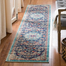 Load image into Gallery viewer, Gutierez Oriental Teal/Blue Area Rug 4503RR
