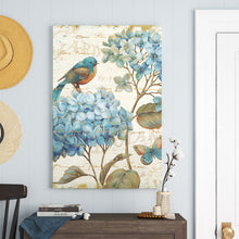 Load image into Gallery viewer, 36&quot; H x 24&quot; W x 1.25&quot; D Blue Garden II by Daphne Brissonnet - Wrapped Canvas Painting
