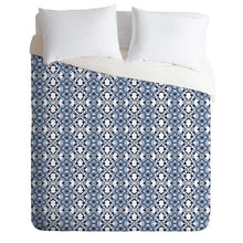 Load image into Gallery viewer, Blue Microfiber Modern &amp; Contemporary Duvet Cover Set
