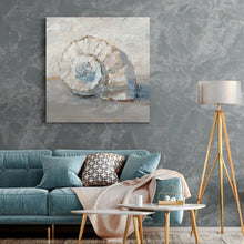 Load image into Gallery viewer, 32&quot; H x 32&quot; W x 1&quot; D Blue Shell Study III - Wrapped Canvas Print
