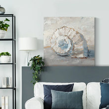 Load image into Gallery viewer, 32&quot; H x 32&quot; W x 1&quot; D Blue Shell Study III - Wrapped Canvas Print
