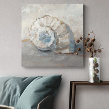 Load image into Gallery viewer, 32&quot; H x 32&quot; W x 1&quot; D Blue Shell Study III - Wrapped Canvas Print

