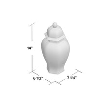 Load image into Gallery viewer, Blue/White 14&#39;&#39; Porcelain Ginger Jar
