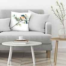 Load image into Gallery viewer, 14&quot; x 14&quot; Blue/White Bluebird 14&quot; Throw Pillow (DC13)
