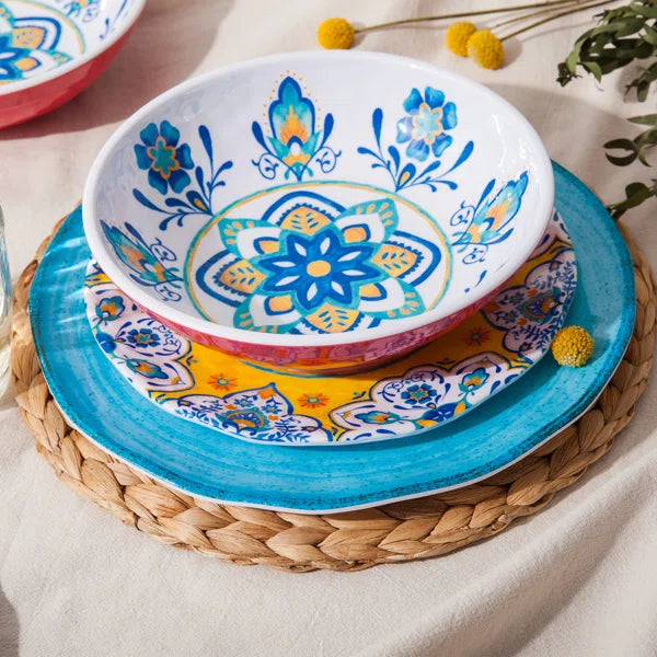 Bluford Melamine Dinnerware Set