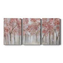 Load image into Gallery viewer, Blushing Spring - 3 Piece Picture Frame Print on Canvas 36 x 72 x 1
