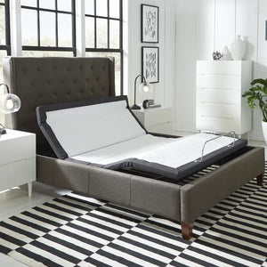 Queen Bnkdt Massaging Zero Gravity Adjustable Bed with Wireless Remote