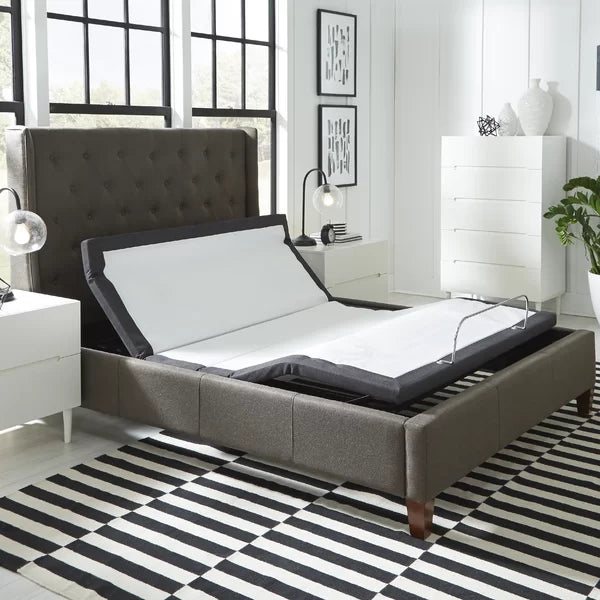 Queen Bnkdt Massaging Zero Gravity Adjustable Bed with Wireless Remote