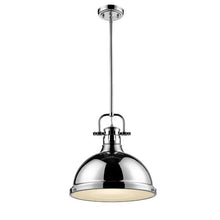 Load image into Gallery viewer, Chrome Bodalla 1 - Light Single Dome Pendant #832HW
