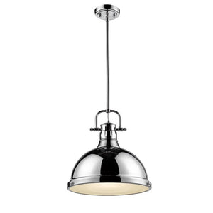 Chrome Bodalla 1 - Light Single Dome Pendant #832HW