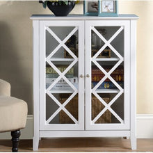 Load image into Gallery viewer, Bodden 2 Door Accent Cabinet White 718CDR
