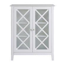 Load image into Gallery viewer, Bodden 2 Door Accent Cabinet White 718CDR
