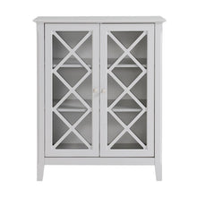 Load image into Gallery viewer, Light Gray Bodden 2 Door Accent Cabinet AP375
