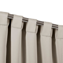 Load image into Gallery viewer, Bohannan Solid Blackout Thermal Tab Top Curtain Panels (Set of 2) 246DC
