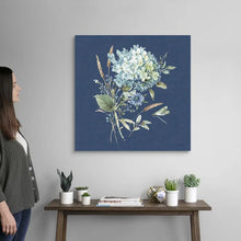 Load image into Gallery viewer, 30&quot; H x 30&quot; W x 1.25&quot; D Bohemian Blue 03 On Blue by Lisa Audit - Painting on Canvas
