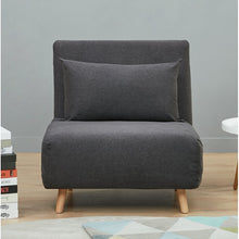 Load image into Gallery viewer, Bolen Convertible Chair, Charcoal #2268HW
