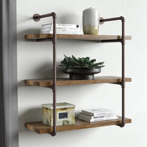 Bonnay 3 Piece Tiered Shelf, 35.5'' H x 31.5'' W x 12.125'' D