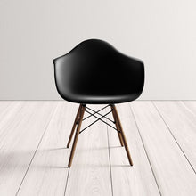 Load image into Gallery viewer, Bonnie Dining Chair (Set of 2) Black/Walnut #1553HW
