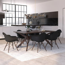 Load image into Gallery viewer, Bonnie Dining Chair (Set of 2) Black/Walnut #1553HW
