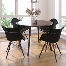 Load image into Gallery viewer, Bonnie Dining Chair (Set of 2) Black/Walnut #1553HW
