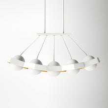Load image into Gallery viewer, Boone Leaf 5-Light Kitchen Island Pendant
