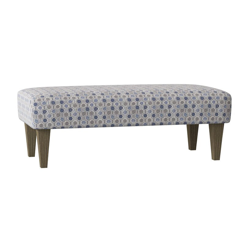 Boonville 48.5'' Wide Rectangle Polka Dots Cocktail Ottoman 2230AH