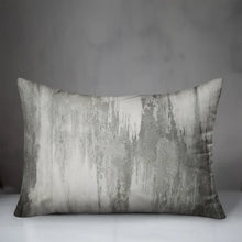 Load image into Gallery viewer, White Boornazian Painted Abstract Outdoor Rectangular Pillow Cover &amp; Insert
