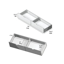 Load image into Gallery viewer, Gray Borg Underbed Storage Drawer (Set of 2)
