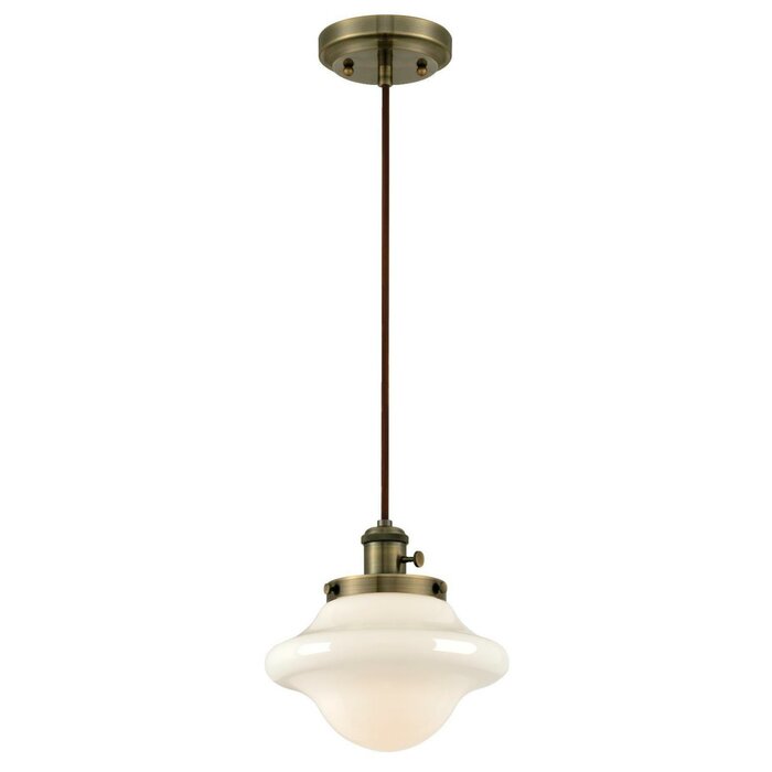 Botkins 1 - Light Single Schoolhouse Pendant (171MM)