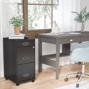 Botkins Mobile 3-Drawer Vertical Filing Cabinet #1990HW