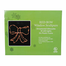 Load image into Gallery viewer, Bow Christmas Window Silhouette Decoration Lighted Display (Set of 3) (3 boxes)
