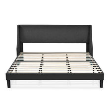 Load image into Gallery viewer, Bowdoin Upholstered Wingback Platform Bed, King
