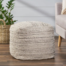 Load image into Gallery viewer, Bowmont 16&#39;&#39; Wide Square Pouf Ottoman
